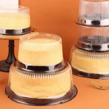 8寸透明圓形蛋糕盒50入