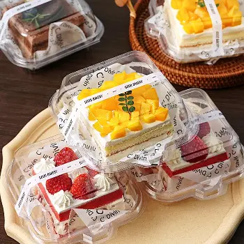 透明蛋糕包裝盒50入