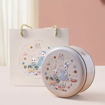 可愛兔子鐵口盒