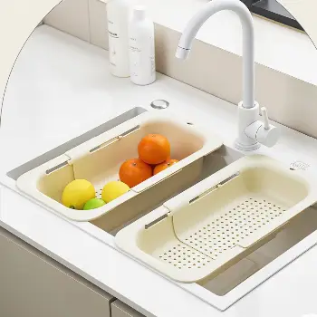 水槽伸縮瀝水籃