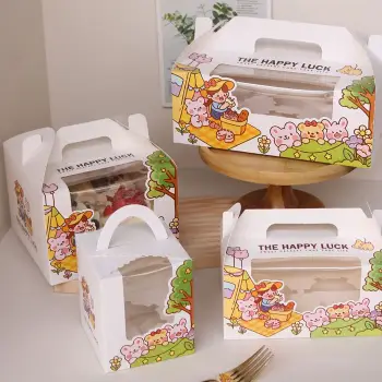 卡通杯子蛋糕盒