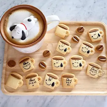 咖啡2件餅乾壓模組