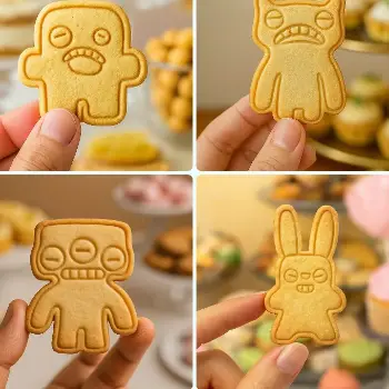 牙齒寶寶餅乾壓模