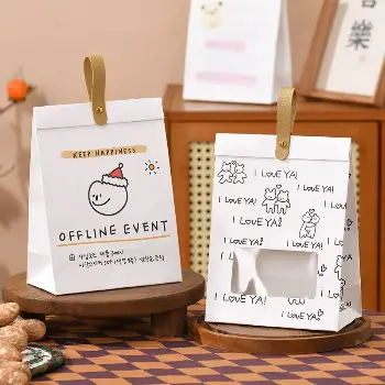 韓式開窗紙袋10入