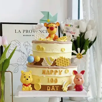 小熊維尼蛋糕裝飾