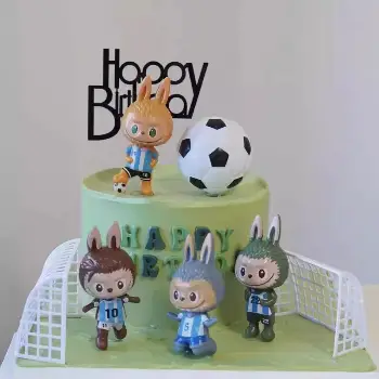 足球蛋糕裝飾