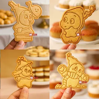 卡通星星餅乾壓模