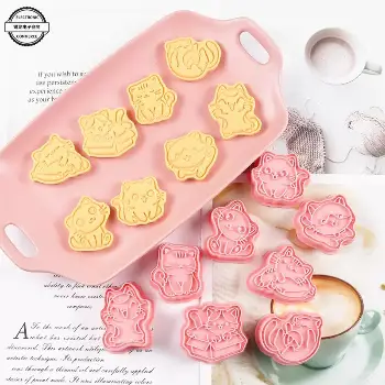 貓咪餅乾壓模8件組