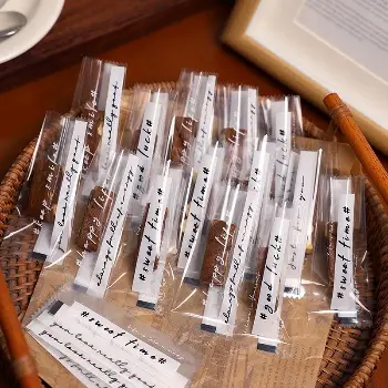 黑白英文糖果袋