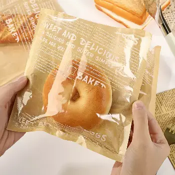 牛皮麵包袋50入