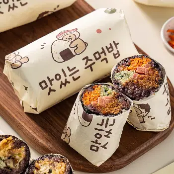 韓式卡通飯糰小熊紙 