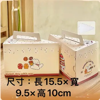 三角切塊蛋糕盒10入