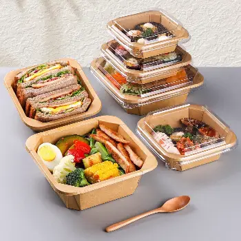 牛皮紙餐盒 50入裝