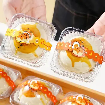 雙色蛋黃酥封口貼 50枚