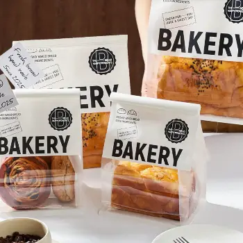 BAKERY鐵絲卷吐司包裝袋 50入