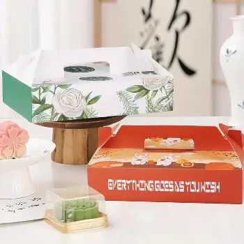 手提月餅盒10入