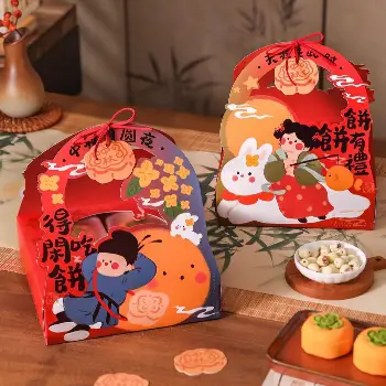 月夕手提禮盒 5入