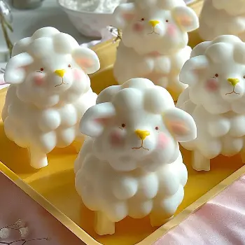 3D立體小綿羊矽膠模