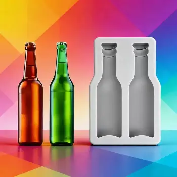 啤酒瓶造型矽膠模具