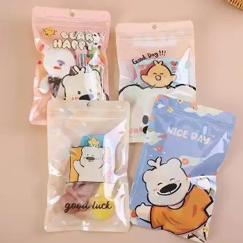 卡通長型夾鏈袋40入