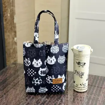 可愛雙杯袋｜防水雙桶手提杯袋