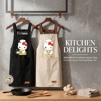 Hello Kitty 防水防油圍裙