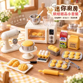 迷你廚房烘焙DIY盒裝