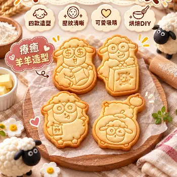 羊羊餅乾壓模