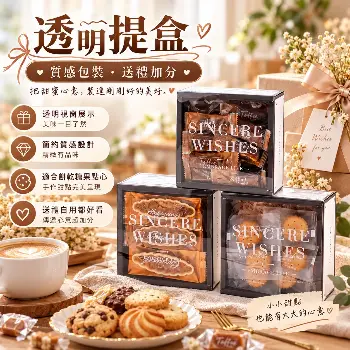 透明開窗包裝盒10入