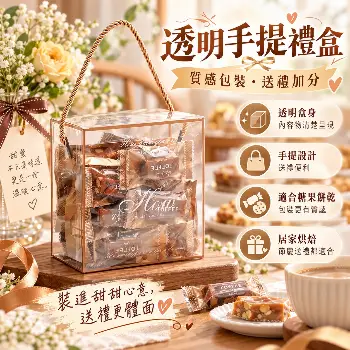 PET手提禮盒｜10入