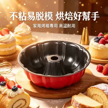 不沾塗層碳鋼南瓜蛋糕模